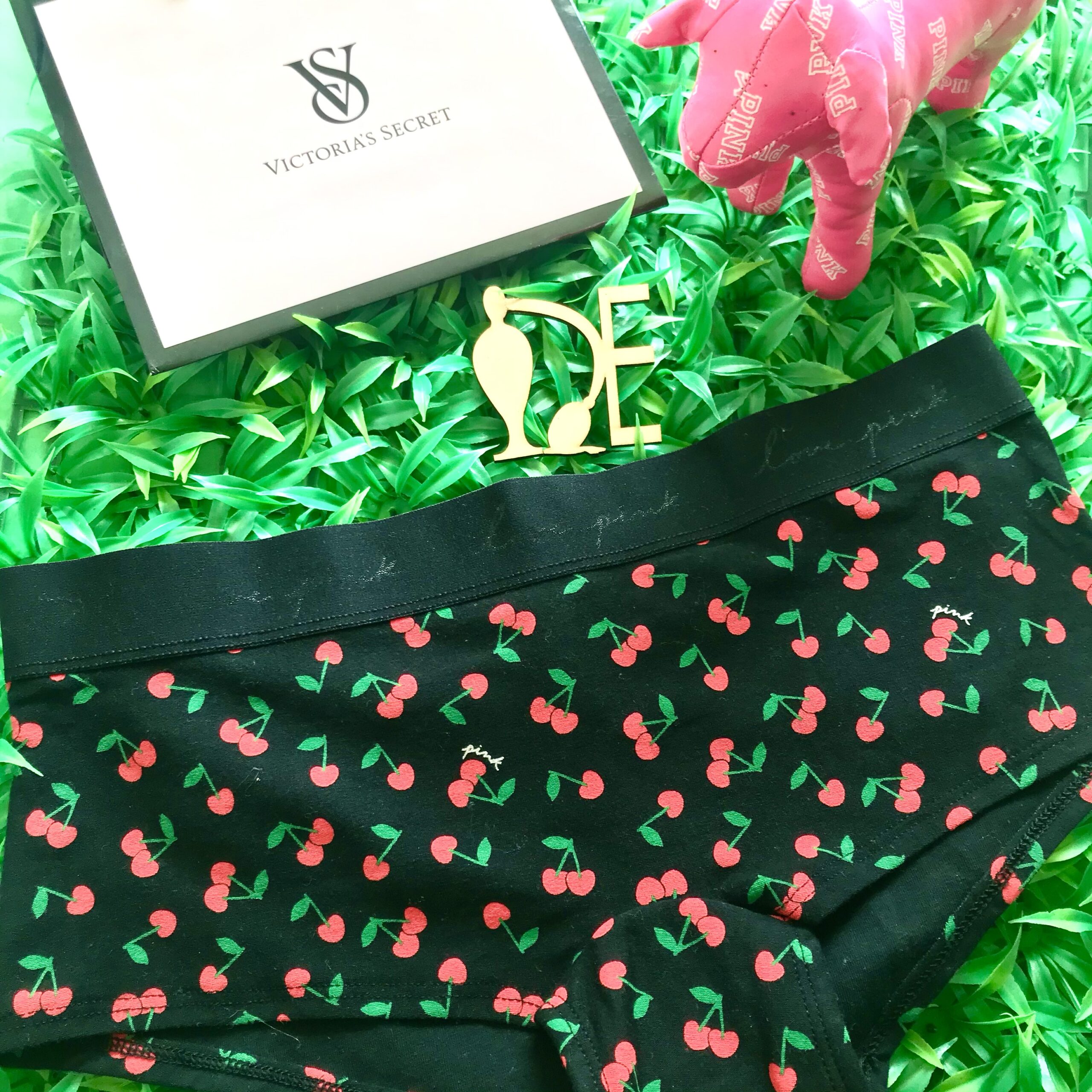 2 x 1 Panty Bikini-cerezas-PINK-Victoria's Secret
