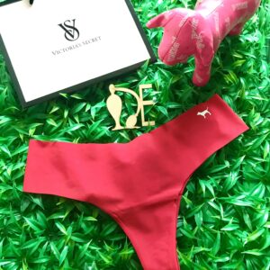 2 x 1 Panty Tanga-rojo-PINK-Victoria's Secret